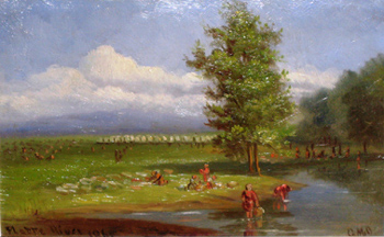 Platte River 1861 by George M. Ottinger