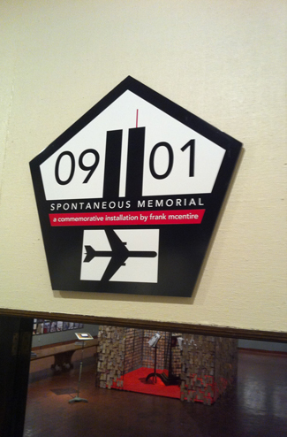A view of Frank McEntire's Spontaneous Memorial, at the Springville Museum of Art