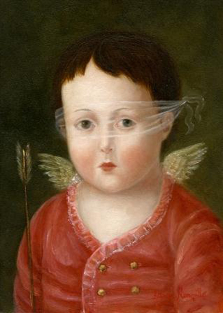 Cupid with Mask by Fatima Ronquillo.