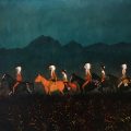 6_KevinRedStar_HuntingParty_acryliconcanvas_20x40