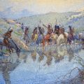 Appeal to the Great Spirit, by J.T. Harwood, from the permanent collection of the A. Ray Olpin University Union at the University of Utah
