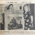 AUA president Mary Kimball Johnson advocating for Utah Artists. Associated Utah Artist Records Box 2 Book 1, Special Collections J. Willard Marriott Library, The University of Utah