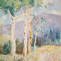 Mary H. Teasdel, American, Brighton, undated, watercolor. From the Permanent Collection of the Utah Museum of Fine Arts, University of Utah Collection.