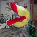 Little Shop of Horrors build 2003_Cory Gilstrap seen operating Plant 3