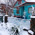 Chez Blackerby in first snow